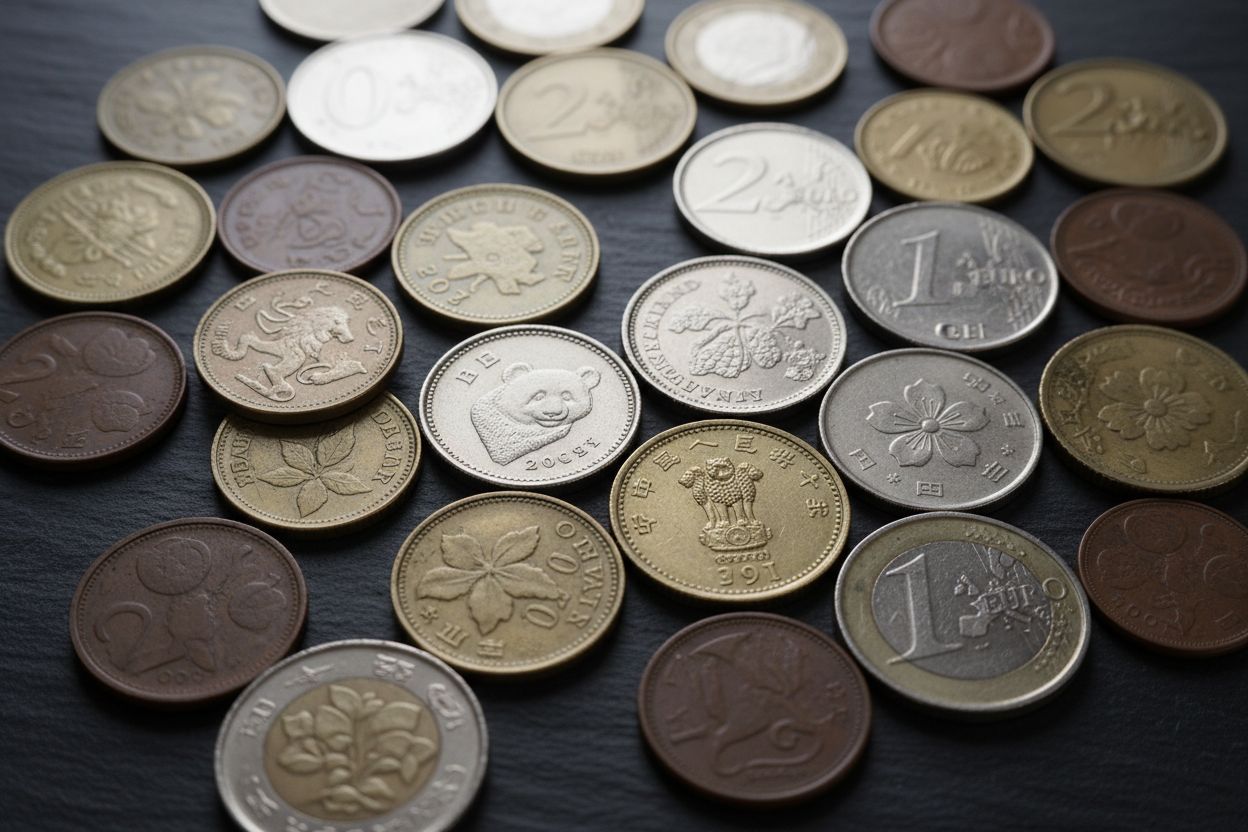 Foreign Coins Value Identifier Foreign Coins - AI value identification and appraisal with Value Identifier