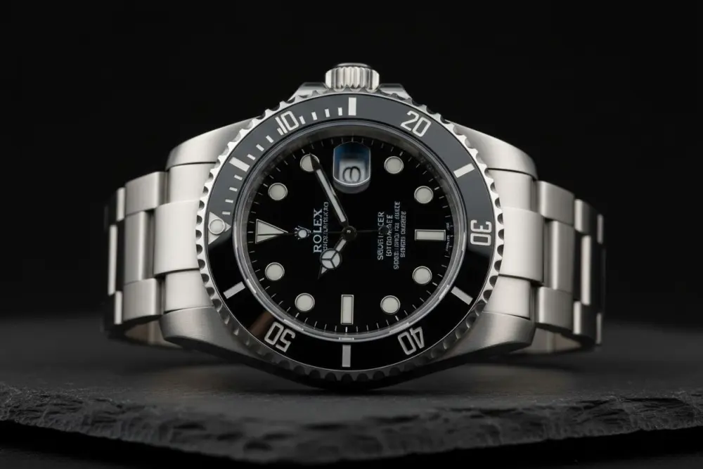 Rolex Submariner identificado e avaliado pela IA do Value Identifier